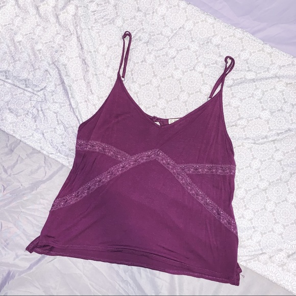 SOLD Soft Maroon Tank - Picture 1 of 3